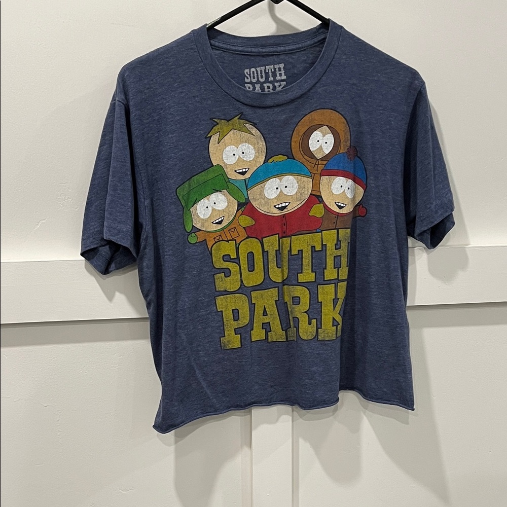 Cropped Blue South Park T-Shirt